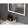 Mexen Onyx verlichte badkamer spiegel met make-up spiegel 60 x 80 cm, LED 6000K, anti-condens - 9813-060-080-611-00