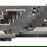Mexen Onyx illuminated bathroom mirror with cosmetic mirror 100 x 80 cm, LED 6000K, anti-fog - 9813-100-080-611-00