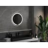 Mexen Rose lustro łazienkowe podświetlane, okragłe 60 cm, LED 6000K, antypara - 9810-060-060-611-00
