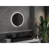 Mexen Rose miroir de salle de bain éclairé, rond 70 cm, LED 6000K, antibuée - 9810-070-070-611-00