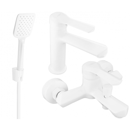 Mexen Sabre R62 Bath Set, White - 72103R62-20
