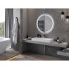 Mexen Rose verlichte ronde badkamer spiegel 90 cm, LED 6000K, anti-condens - 9810-090-090-611-00