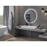 Mexen Rose ronde badkamer spiegel met verlichting, 100 cm, LED 6000K, anti-condens - 9810-100-100-611-00