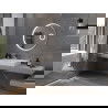 Mexen Ella miroir de salle de bains éclairé avec miroir cosmétique, rond 80 cm, LED 6000K, antibuée - 9811-080-080-611-00