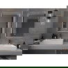 Mexen Erma miroir de salle de bain éclairé 60 x 80 cm, LED 6000K, anti-buée, cadre noir - 9814-060-080-611-70