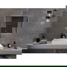 Mexen Erma miroir de salle de bain éclairé 80 x 60 cm, LED 6000K, anti-buée, cadre noir - 9814-080-060-611-70