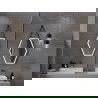 Mexen Orla verlicht badkamer spiegel 50 x 70 cm, LED 6000K, anti-condens, zwarte rand - 9815-050-070-611-70