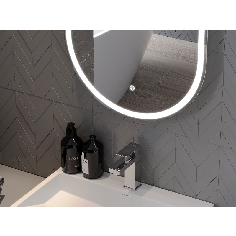 Mexen Bono miroir de salle de bain rétroéclairé 55 x 155 cm, LED 6000K, anti-buée - 9816-055-155-611-00