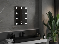 Mexen Dona miroir de salle de bain éclairé 50 x 70 cm, LED 6000K, antibuée - 9818-050-070-611-00