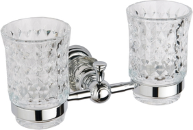 Mexen Estela dubbel tandborstmugg, krom - 7011552-00