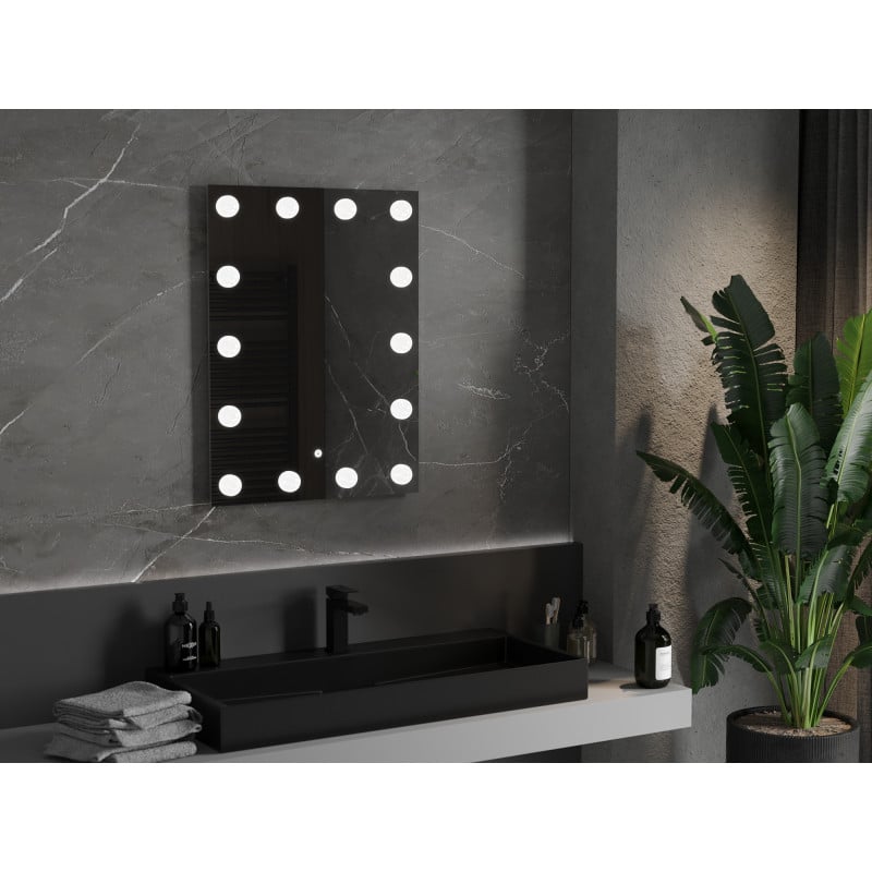Mexen Dona specchio da bagno retroilluminato 60 x 80 cm, LED 6000K, antimbratti - 9818-060-080-611-00