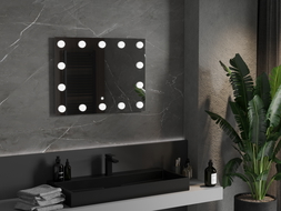 Mexen Dona miroir de salle de bain éclairé 80 x 60 cm, LED 6000K, antibuée - 9818-080-060-611-00