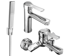 Mexen Sabre R72 vannikomplekt, kroom - 72103R72-00