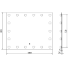 Mexen Dona verlichte badkamer spiegel 100 x 80 cm, LED 6000K, anti-condens - 9818-100-080-611-00