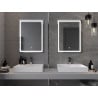 Mexen Miko espejo de baño retroiluminado 60 x 80 cm, LED 6000K, antivaho - 9819-060-080-611-00