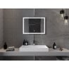 Mexen Miko osvijetljeno kupaonsko ogledalo 80 x 60 cm, LED 6000K, protiv magle - 9819-080-060-611-00