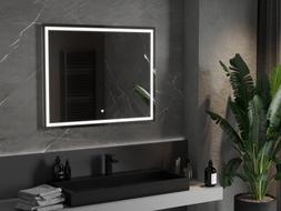 Mexen Miko LED osvijetljeno kupaonsko ogledalo 100 x 80 cm, LED 6000K, protiv magljenja - 9819-100-080-611-00