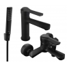 Mexen Sabre R72 ensemble de baignoire, noir - 72103R72-70