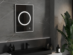 Mexen Koga beleuchteter Badezimmerspiegel 50 x 70 cm, LED 6000K, Antibeschlag - 9821-050-070-611-00
