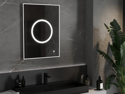 Mexen Koga lustro łazienkowe podświetlane 60 x 80 cm, LED 6000K, antypara - 9821-060-080-611-00
