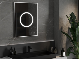 Mexen Koga miroir de salle de bain rétroéclairé 60 x 80 cm, LED 6000K, antibuée - 9821-060-080-611-00
