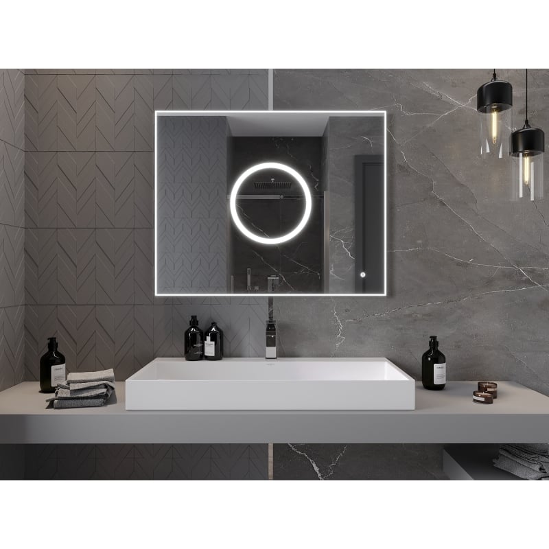 Mexen Koga espejo de baño iluminado 100 x 80 cm, LED 6000K, antivaho - 9821-100-080-611-00