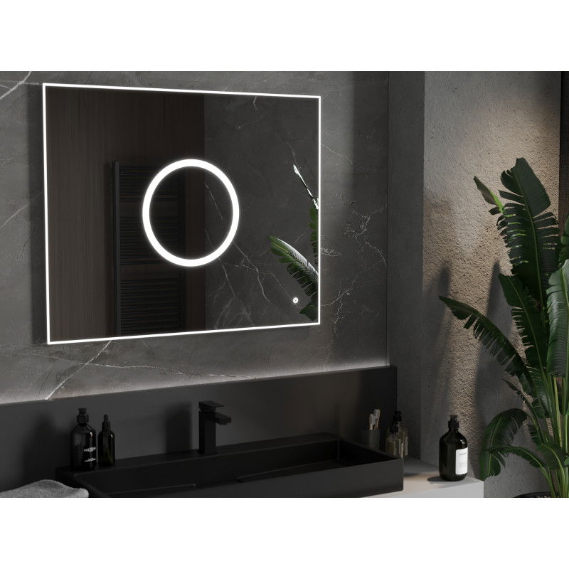 Mexen Koga illuminated bathroom mirror 100 x 80 cm, LED 6000K, antifog - 9821-100-080-611-00