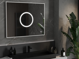 Mexen Koga verlichte badkamer spiegel 100 x 80 cm, LED 6000K, anti-condens - 9821-100-080-611-00