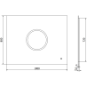 Mexen Koga lustro łazienkowe podświetlane 100 x 80 cm, LED 6000K, antypara - 9821-100-080-611-00