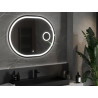 Mexen Umba miroir de salle de bains éclairé avec miroir cosmétique 100 x 80 cm, LED 6000K, antibuée - 9822-100-080-611-00