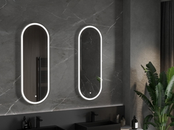 Mexen Bono osvijetljeno kupaonsko ogledalo 45 x 120 cm, LED 6000K, bez magle - 9816-045-120-611-00