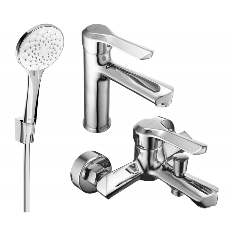 Mexen Sabre R74 komplet za kad, krom - 72103R74-00