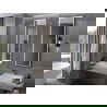 Mexen Coro beleuchteter Badezimmerspiegel 50 x 150 cm, LED 6000K, Antibeschlag, schwarzer Rahmen - 9817-050-150-611-70