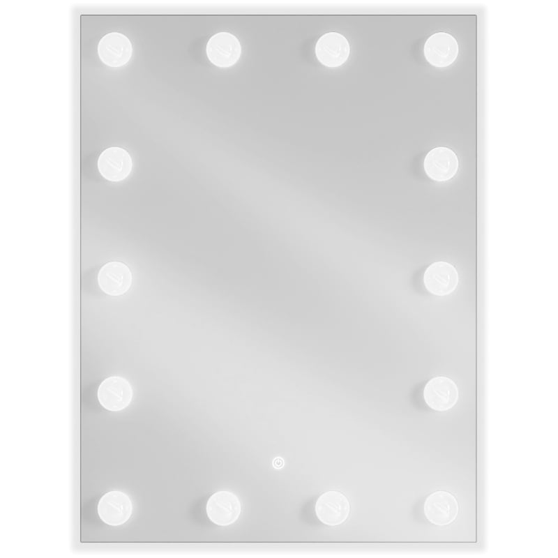 Mexen Dona espejo de baño iluminado 60 x 80 cm, LED 6000K, antivaho - 9818-060-080-611-00