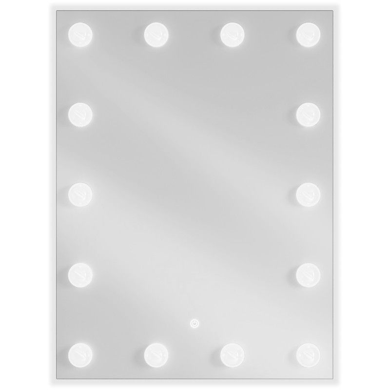 Mexen Dona miroir de salle de bains éclairé 60 x 80 cm, LED 6000K, anti-buée - 9818-060-080-611-00