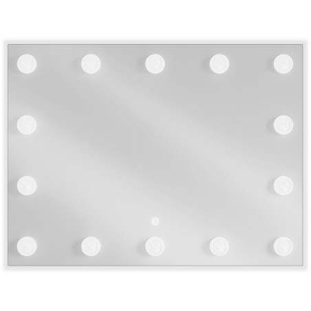 Mexen Dona espejo de baño iluminado 80 x 60 cm, LED 6000K, antiniebla - 9818-080-060-611-00
