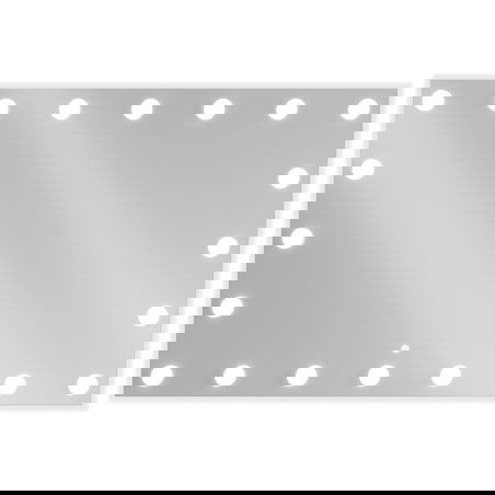 Mexen Dona specchio da bagno illuminato 100 x 80 cm, LED 6000K, antiappannamento - 9818-100-080-611-00