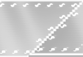 Mexen Dona Beliicht Spigel fir Buedzëmmer 100 x 80 cm, LED 6000K, antistëbsen - 9818-100-080-611-00