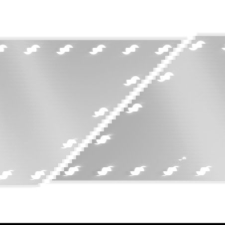 Mexen Dona badrumsspegel med belysning 120 x 80 cm, LED 6000K, antifog - 9818-120-080-611-00