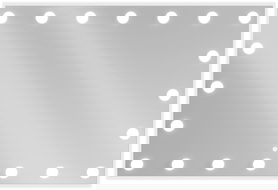 Mexen Dona Beliichtent Buedzëmmer Spigel 120 x 80 cm, LED 6000K, Antibeschlag - 9818-120-080-611-00