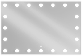 Mexen Dona osvijetljeno kupaonsko ogledalo 120 x 80 cm, LED 6000K, protiv magle - 9818-120-080-611-00