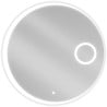 Mexen Ella verlicht badkamer spiegel met cosmetica spiegel, rond 80 cm, LED 6000K, anti-condens - 9811-080-080-611-00