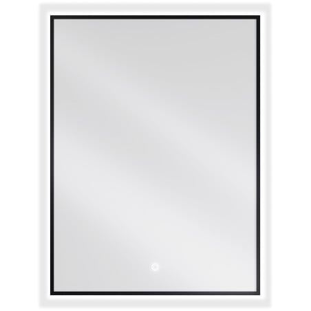 Mexen Erma valgustatud vannitoa peegel 60 x 80 cm, LED 6000K, udusumuta, must raam - 9814-060-080-611-70