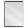 Mexen Erma verlicht badkamer spiegel 60 x 80 cm, LED 6000K, anti-condens, zwarte lijst - 9814-060-080-611-70