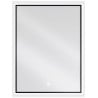 Mexen Erma verlichte badkamerspiegel 60 x 80 cm, LED 6000K, anti-condens, zwarte lijst - 9814-060-080-611-70