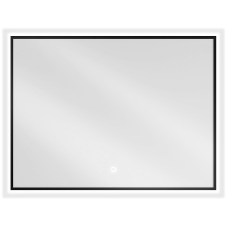 Mexen Erma verlichte badkamerspiegel 80 x 60 cm, LED 6000K, anti-condens, zwarte lijst - 9814-080-060-611-70