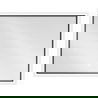 Mexen Erma miroir de salle de bain éclairé 80 x 60 cm, LED 6000K, anti-buée, cadre noir - 9814-080-060-611-70