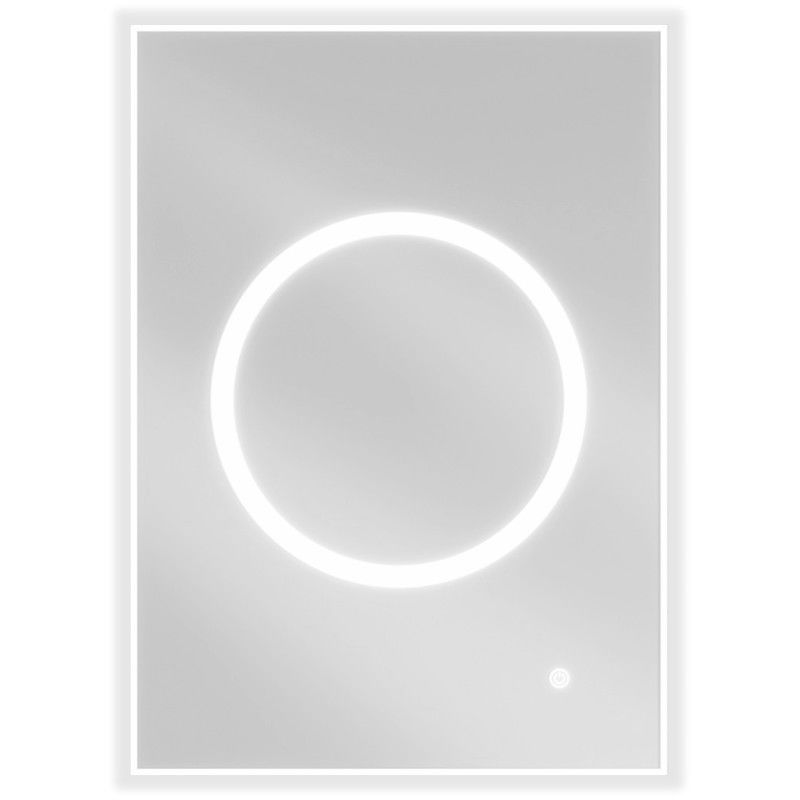 Mexen Koga beleuchteter Badezimmerspiegel 50 x 70 cm, LED 6000K, Antibeschlag - 9821-050-070-611-00