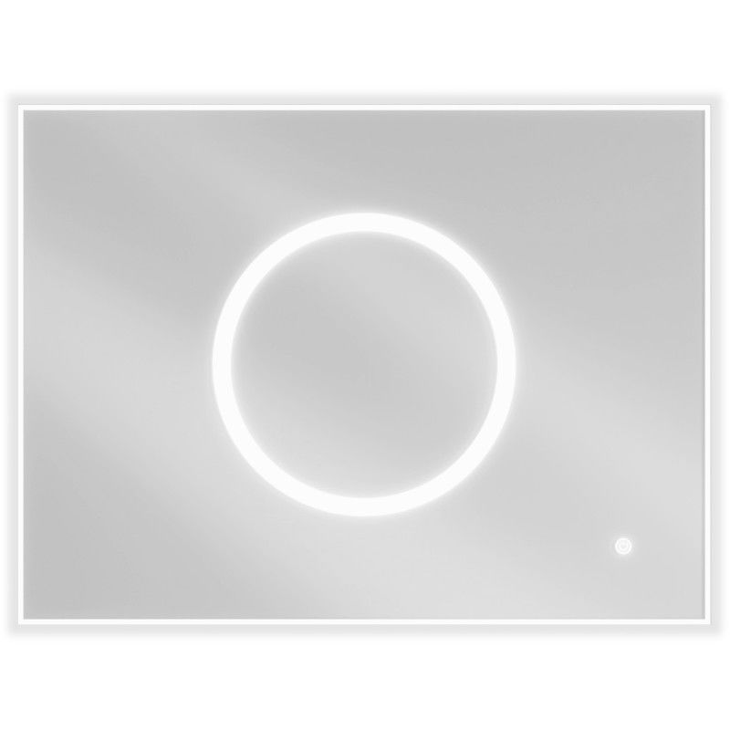 Mexen Koga Beliicht Buedzëmmer Spigel 80 x 60 cm, LED 6000K, Antistëbs - 9821-080-060-611-00