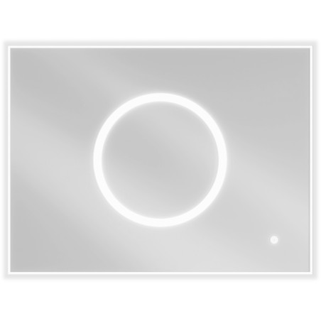Mexen Koga espejo de baño iluminado 80 x 60 cm, LED 6000K, antivaho - 9821-080-060-611-00